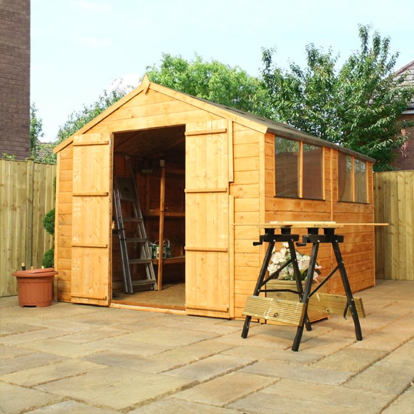 10 x 8 Waltons Tongue and Groove Apex Wooden Shed