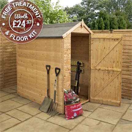 Waltons Windowless Tongue and Groove Apex Wooden Shed