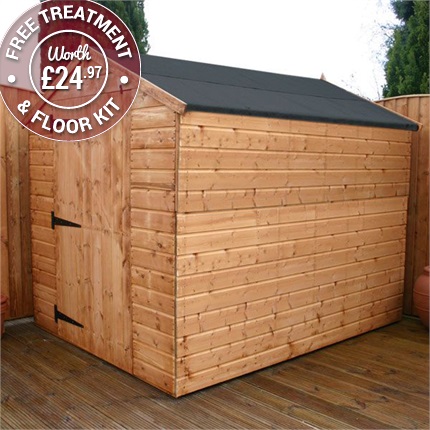 Waltons Windowless Tongue and Groove LD Apex Wooden Shed