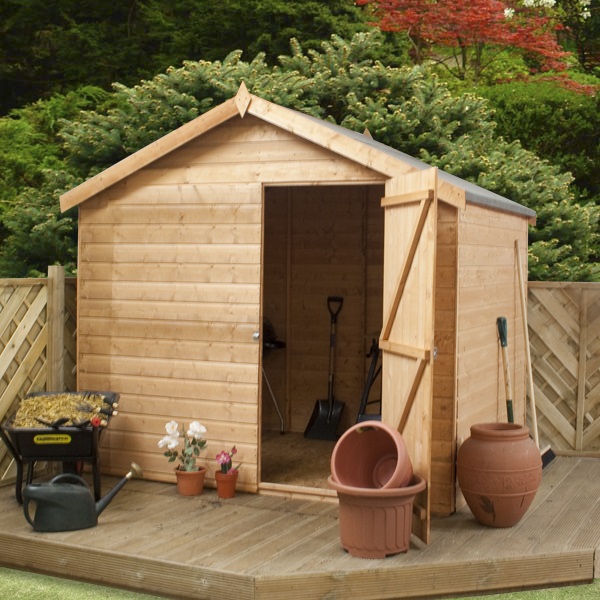 Waltons Windowless Tongue and Groove Reverse Apex Garden Shed