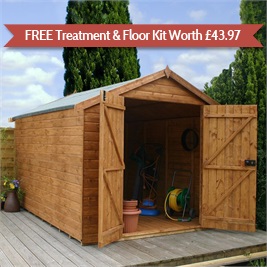  Waltons Windowless Groundsman Tongue and Groove Apex Garden Shed