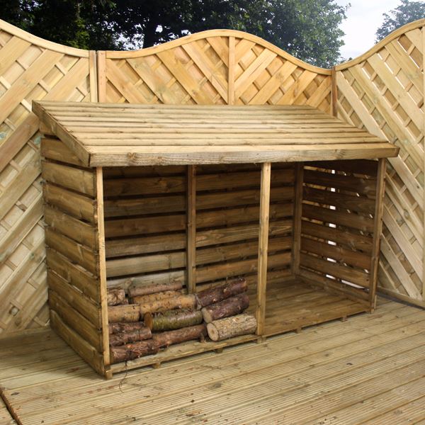 6 x 3 Waltons Double Timber Log Store