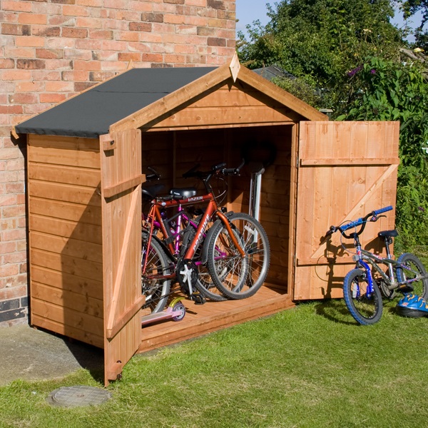 Waltons Tongue And Groove Apex Wooden Bike Shed